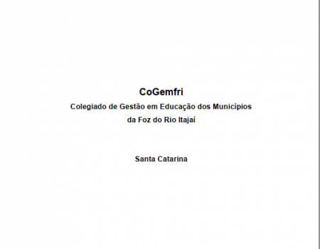 ADE Gogemfri/SC aprova planejamento estratégico regional para a educação do território
