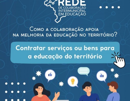 Contratar serviços ou bens para a educação do território