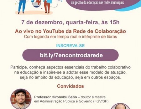 7º Encontro Nacional da Rede de Colaboração Intermunicipal em Educação 