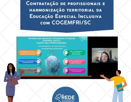 Contratação de profissionais e harmonização territorial da Educação Especial Inclusiva com Cogemfri/SC