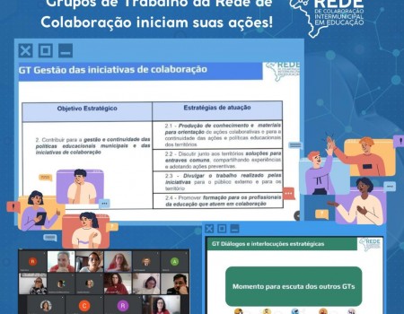 Grupos de Trabalho da Rede de Colaboação iniciam suas ações