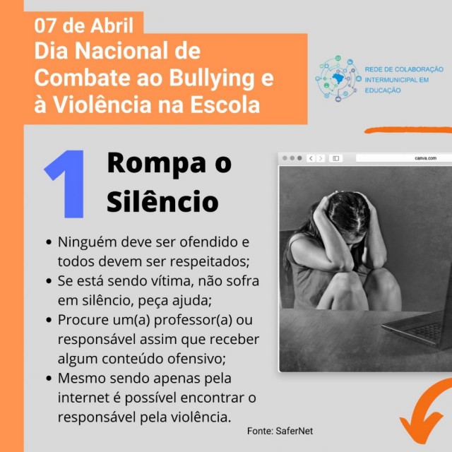 Rede de Colaboração mobiliza seus canais e iniciativas contra o bullying e a violência no espaço escolar