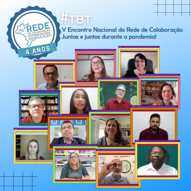 #TBT - V Encontro Nacional da Rede de Colaboração. Juntas e juntos durante a pandemia!